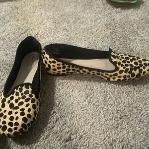 Clark’s leopard print flats